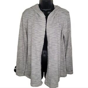 Columbia marled open front hooded cardigan size Medium
